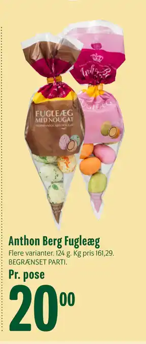 Min Købmand Anthon Berg Fugleæg tilbud