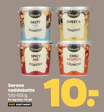 Netto Sereno nøddebøtte tilbud