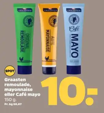 Netto Graasten remoulade, mayonnaise eller Café mayo tilbud