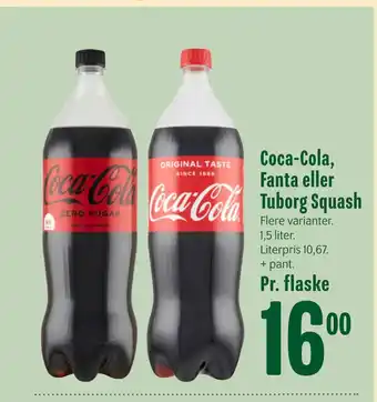 Min Købmand Coca-Cola, Fanta eller Tuborg Squash tilbud