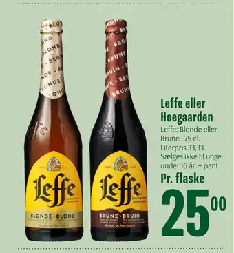 Min Købmand Leffe eller Hoegaarden tilbud