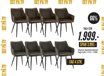 My Home Sharon Spisebordsstol tilbud