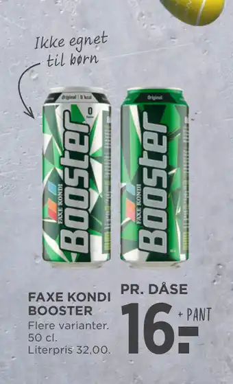 MENY FAXE KONDI BOOSTER tilbud