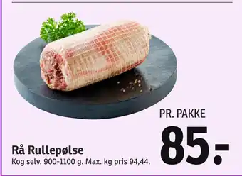 SPAR Rå Rullepølse tilbud