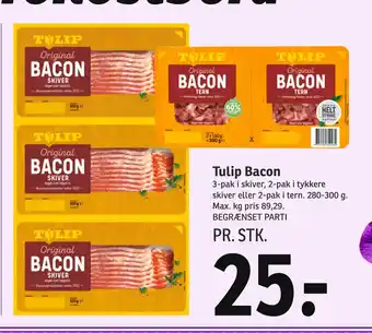 SPAR Tulip Bacon tilbud