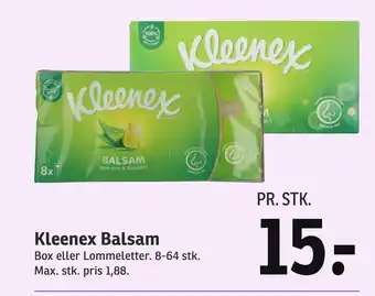 SPAR Kleenex Balsam tilbud