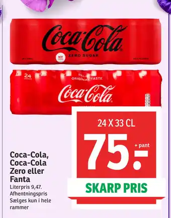 SPAR Coca-Cola, Coca-Cola Zero eller Fanta tilbud