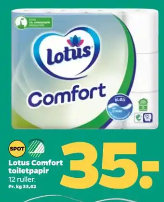 Netto Lotus Comfort toiletpapir tilbud