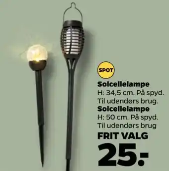 Netto Solcellelampe tilbud