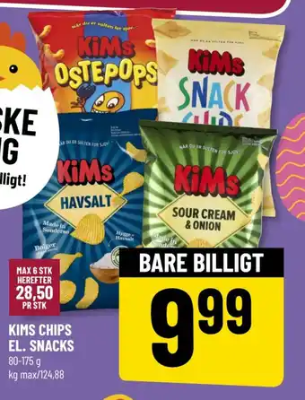 Løvbjerg KIMS CHIPS EL. SNACKS tilbud