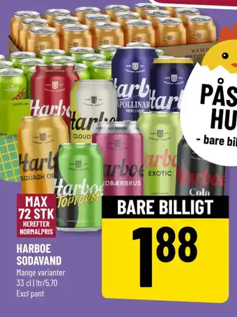 Løvbjerg HARBOE SODAVAND tilbud