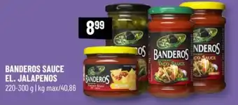 Løvbjerg BANDEROS SAUCE EL. JALAPENOS tilbud