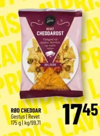 Løvbjerg RØD CHEDDAR Gestus | Revet tilbud