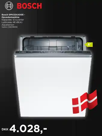 Bosch SMV25AX00E-Opvaskemaskine