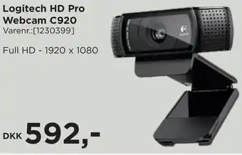 ComputerSalg Logitech HD Pro Webcam C920 tilbud