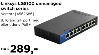Linksys LGS100 Unmanaged Switch Series
