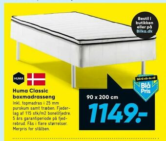 Bilka Huma Classic boxmadrasseng tilbud