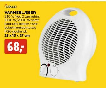 jem & fix Varmeblæser tilbud