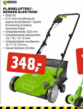 jem & fix Plænelufter/- renser elektrisk tilbud