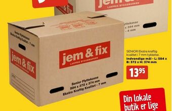 jem & fix Flyttekasser tilbud