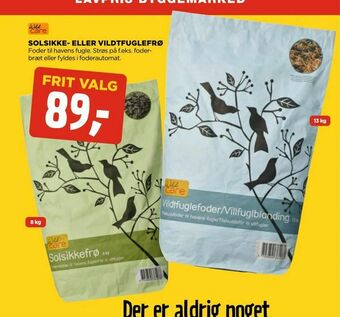 Solsikke- eller vildtfuglefrø