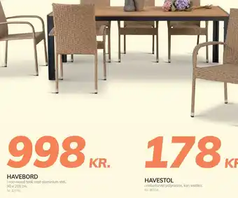 Daells Bolighus HAVEBORD tilbud