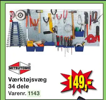 Harald Nyborg Værktøjsvæg 34 dele tilbud