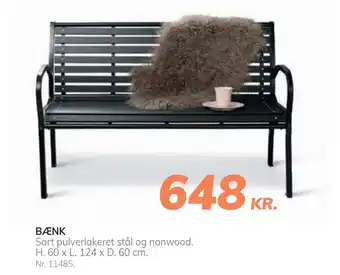 Daells Bolighus BÆNK tilbud