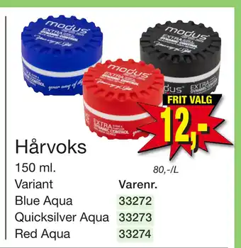 Hårvoks