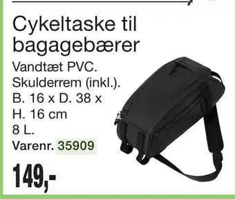 Harald Nyborg Cykeltaske til bagagebærer tilbud
