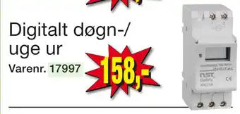 Harald Nyborg Digitalt døgn-/ uge ur tilbud