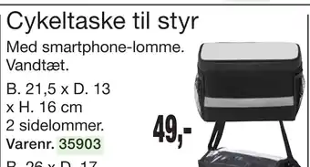 Harald Nyborg Cykeltaske til styr tilbud