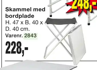 Harald Nyborg Skammel med bordplade tilbud