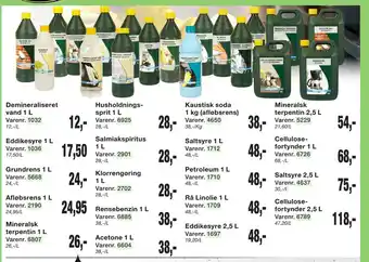 Harald Nyborg Demineraliseret vand 1 L tilbud