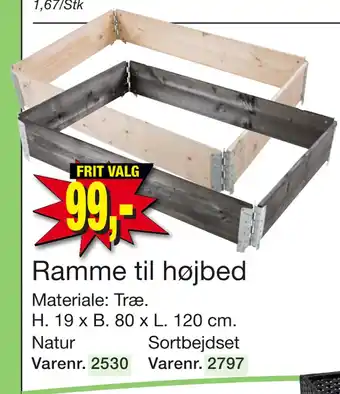 Harald Nyborg Ramme til højbed tilbud
