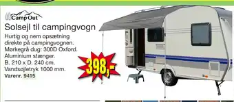 Harald Nyborg Solsejl til campingvogn tilbud