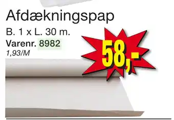 Harald Nyborg Afdækningspap tilbud