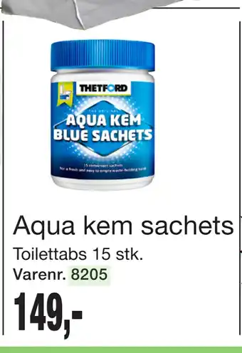 Harald Nyborg Aqua kem sachets tilbud