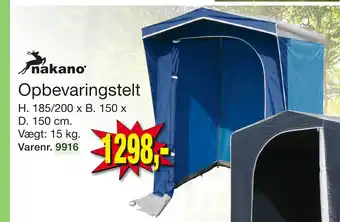 Harald Nyborg Opbevaringstelt tilbud