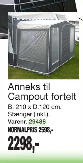 Harald Nyborg Anneks til Campout fortelt tilbud