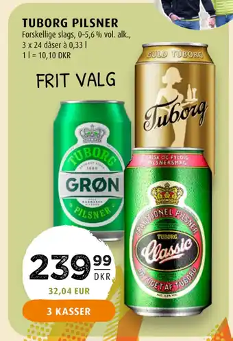 Scandinavian Park TUBORG PILSNER tilbud