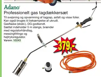 Harald Nyborg Professionelt gas tagdækkersæt tilbud
