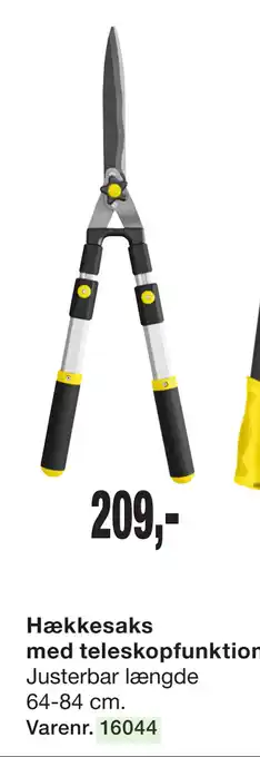 Harald Nyborg Hækkesaks med teleskopfunktion tilbud