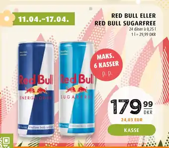 Scandinavian Park RED BULL ELLER RED BULL SUGARFREE tilbud
