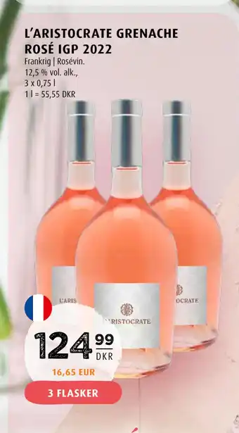 Scandinavian Park L’ARISTOCRATE GRENACHE ROSÉ IGP 2022 tilbud