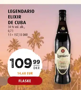 Scandinavian Park LEGENDARIO ELIXIR DE CUBA tilbud