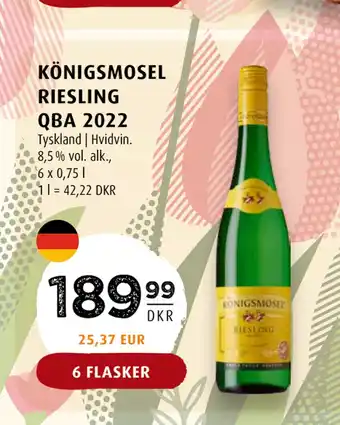 Scandinavian Park KÖNIGSMOSEL RIESLING QBA 2022 tilbud