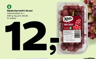 Coop 365 Røde kernefri druer tilbud