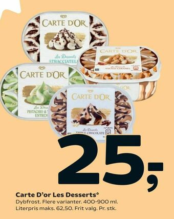 Coop 365 Carte D'or Les Desserts tilbud
