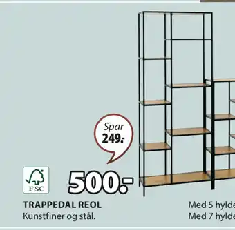 JYSK TRAPPEDAL REOL tilbud